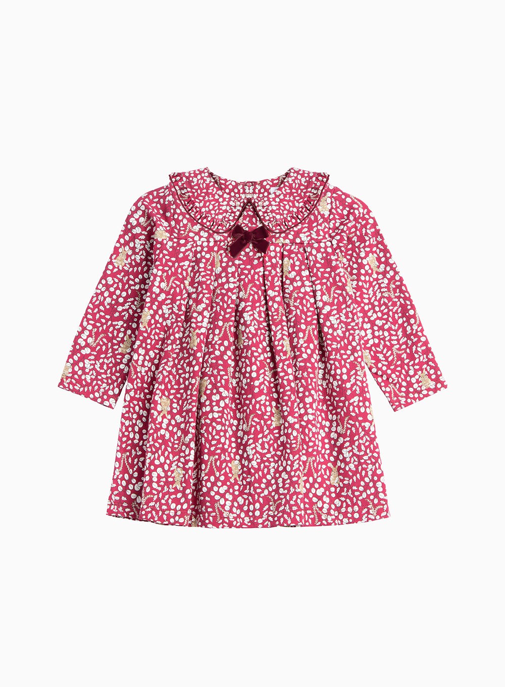 Confiture Dress Little Woodland Bunny Jersey Dress in Berry