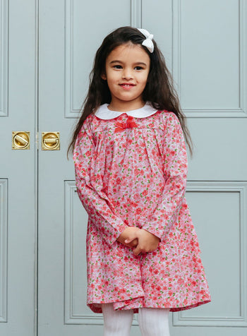 Confiture Dress Louise Jersey Dress in Red Rose