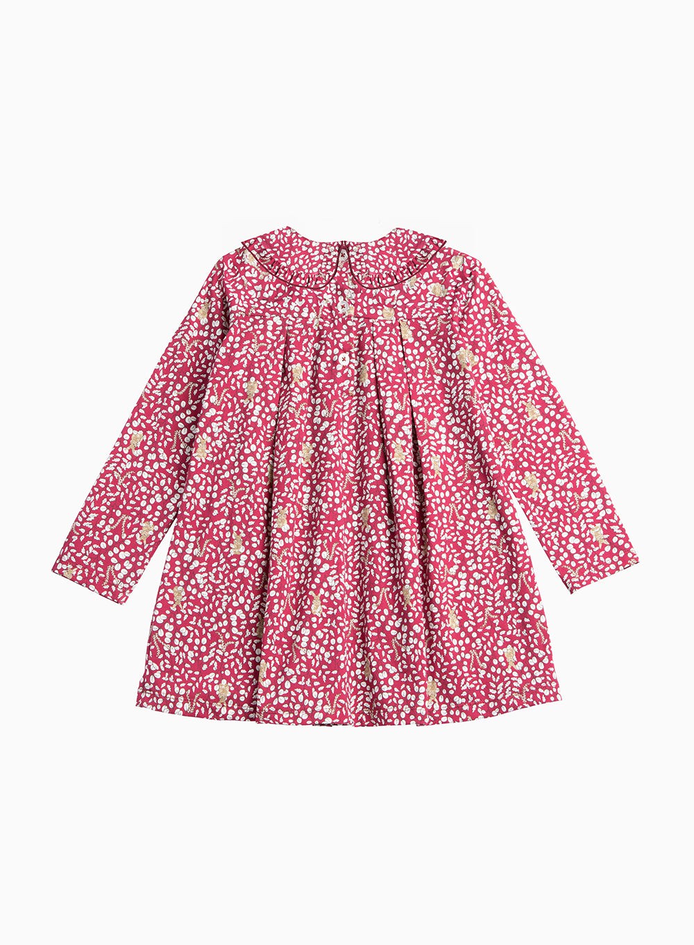 Confiture Girls' Woodland Bunny Jersey Dress in Berry | Trotters