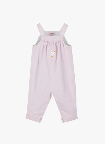 Baby Duck Striped Dungarees
