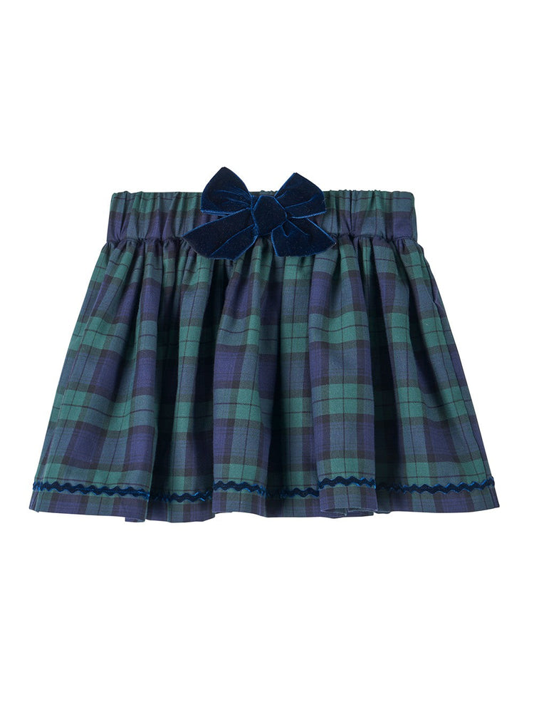 Confiture Skirt Tartan Bow Skirt