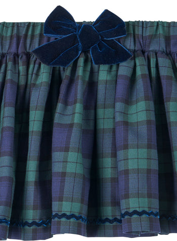 Confiture Skirt Tartan Bow Skirt