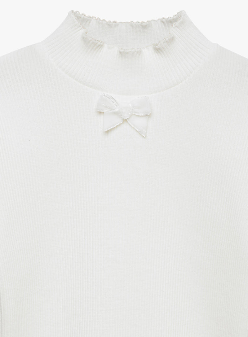 Confiture Top Grace Bow Top in Winter White