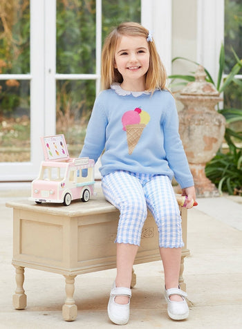 Confiture Trousers Petal Hem Capri Trousers