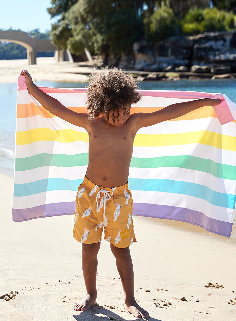 Dock&Bay Towel Dock & Bay Microfibre Beach Towel in Unicorn Waves