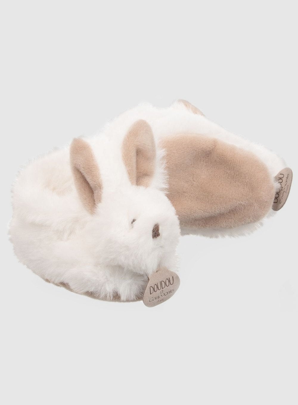 Doudou et Compagnie Booties Little Bunny Booties in Chestnut - Trotters Childrenswear