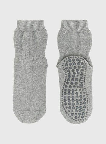 Falke Socks Catspads Slipper Socks in Grey - Trotters Childrenswear