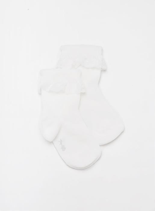 Falke Socks Little Lace Top Ankle Socks - Trotters Childrenswear