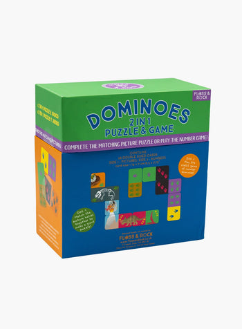 Floss & Rock Toy Floss & Rock Dino Reversible Dominoes