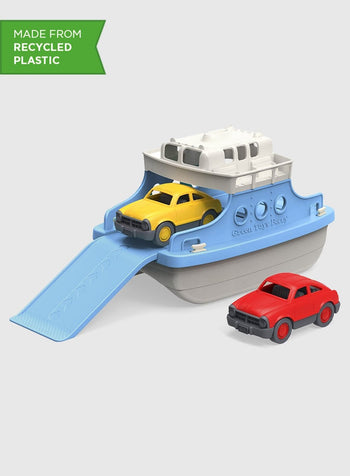 Green Toys Toy Green Toys Ferry Boat With Mini Cars - Trotters Childrenswear