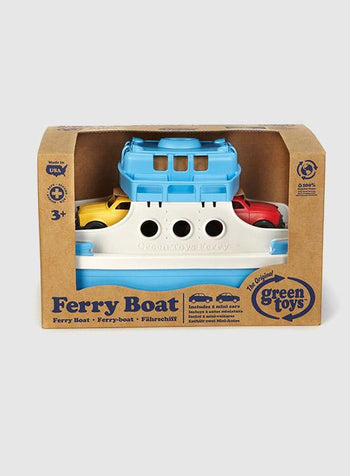 Green Toys Toy Green Toys Ferry Boat With Mini Cars - Trotters Childrenswear