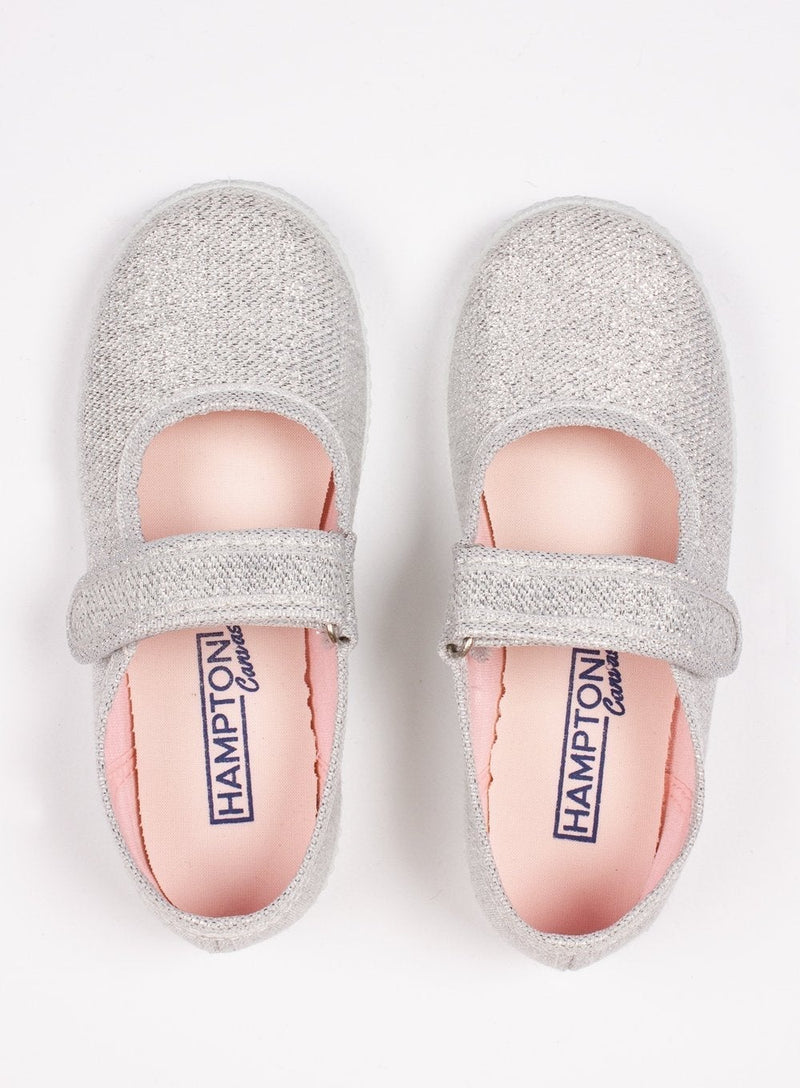 Hampton Canvas  Shoes Hampton Canvas Martha Shoes in Silver