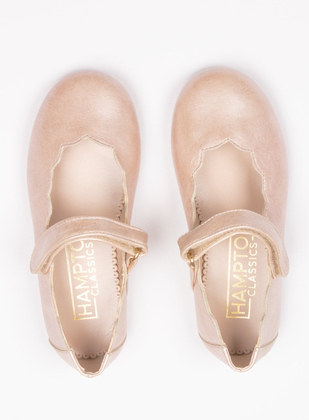 Hampton Classics Party Shoes Hampton Classics Lilly Shoes in Pink Shimmer - Trotters Childrenswear