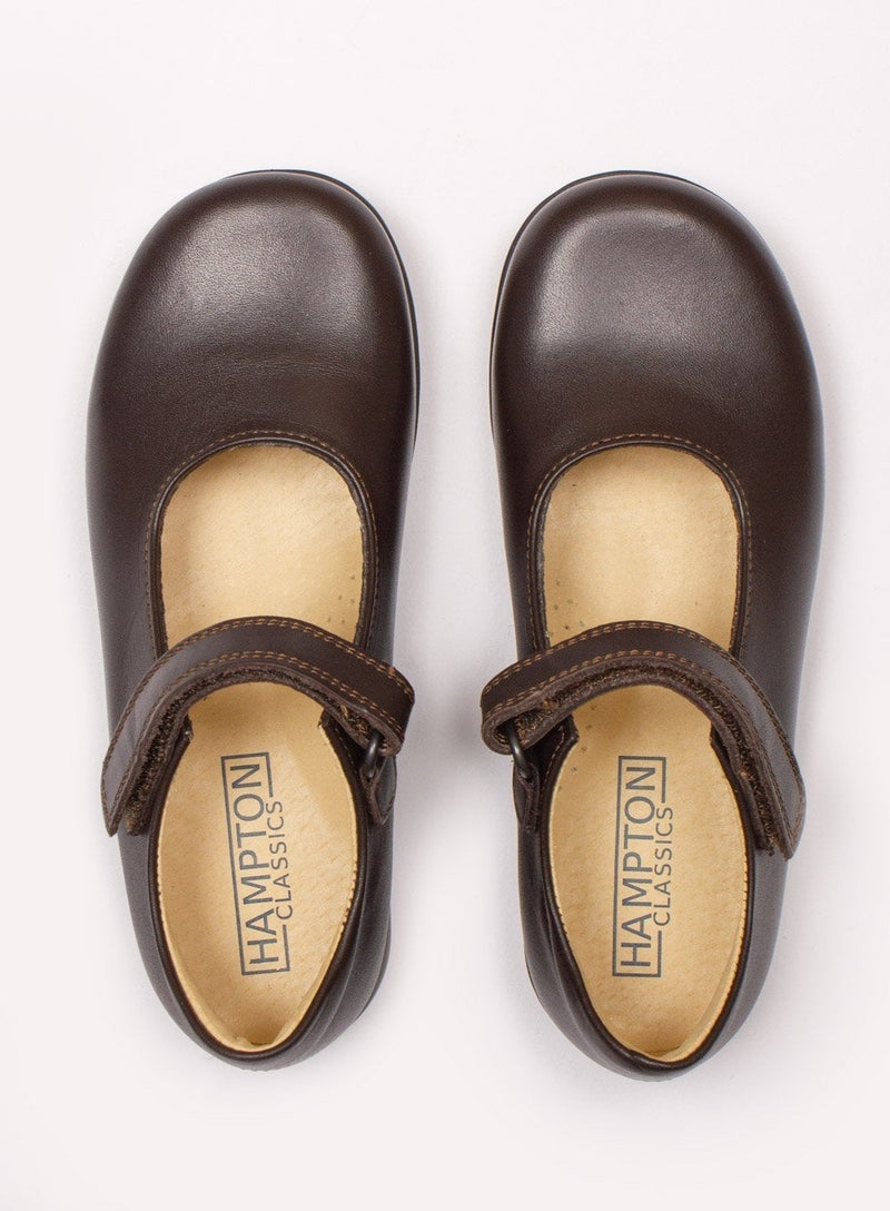 Hampton Classics School Shoes Hampton Classics Emily School Shoes in Brown