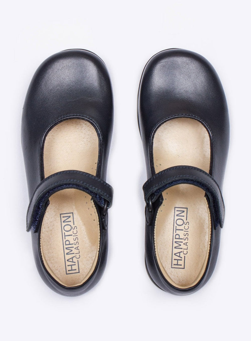 Hampton Classics School Shoes Hampton Classics Emily School Shoes in Navy - Trotters Childrenswear