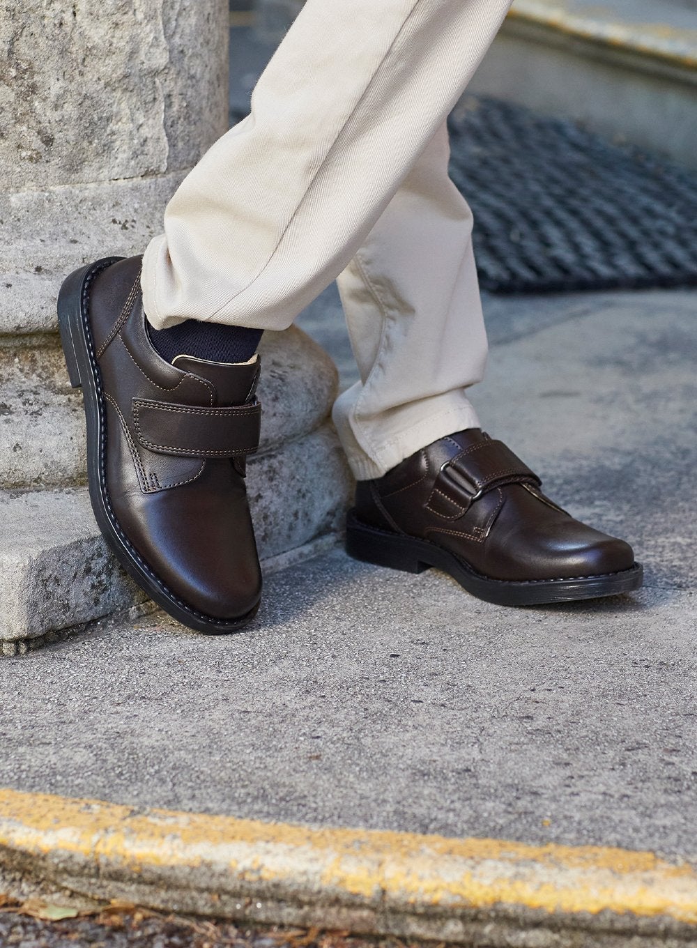beechhurst queens children's dress shoes leather store Hampton Classics George School Shoes in Brown