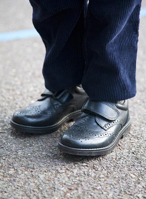 Hampton Classics Gregory School Shoes in Black