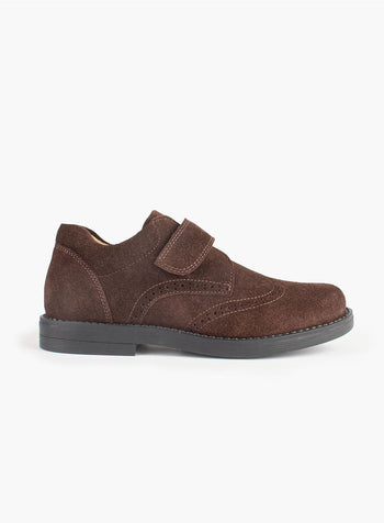 Hampton Classics School Shoes Hampton Classics Gregory School Shoes in Brown Suede