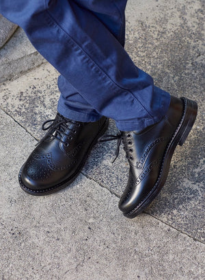 Hampton Classics School Shoes Hampton Classics Hamish School Shoes in Black