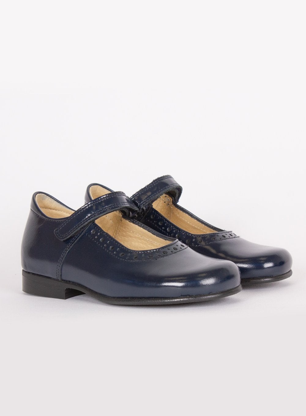 Hampton Classics School Shoes Hampton Classics Katherine School Shoes in Navy - Trotters Childrenswear