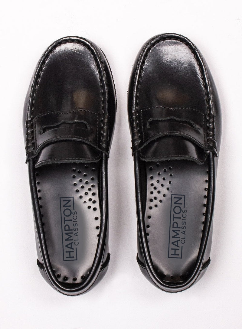 Hampton Classics School Shoes Hampton Classics Penny Loafer in Black