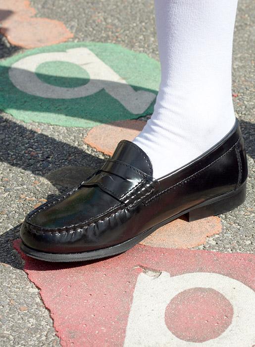 Hampton Classics School Shoes Hampton Classics Penny Loafer in Black - Trotters Childrenswear