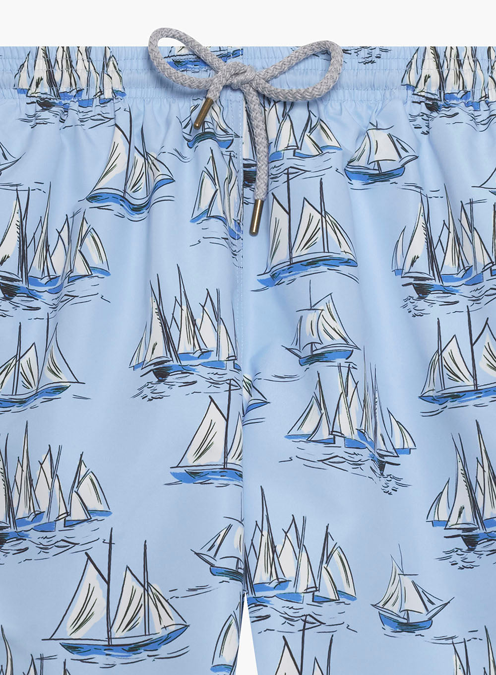 Hampton Swim Swimshorts Mens Daddy & Me Swimshorts in Blue Sailboat