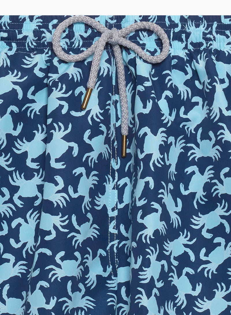 Hampton Swim Swimshorts Mens Daddy & Me Swimshorts in Navy Crab