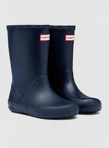 Hunter Wellington Boots Original Hunter First Classic Wellington Boots in Navy