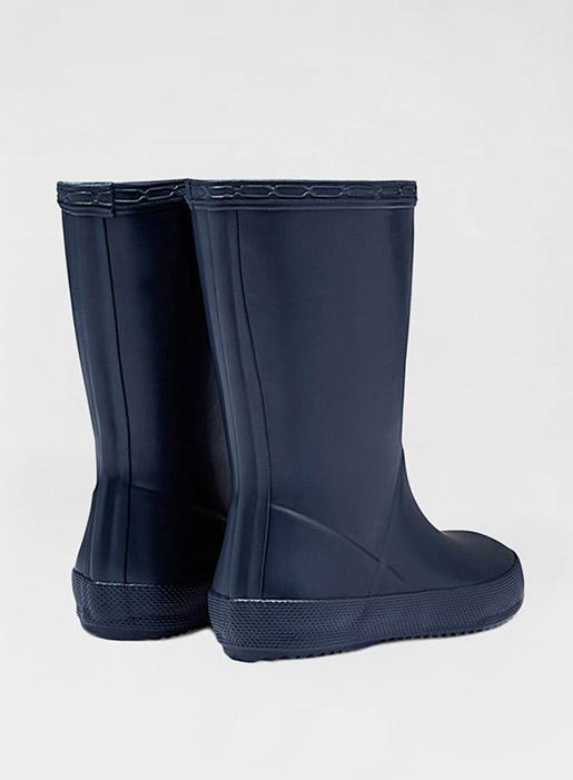 Hunter Wellington Boots Original Hunter First Classic Wellington Boots in Navy - Trotters Childrenswear