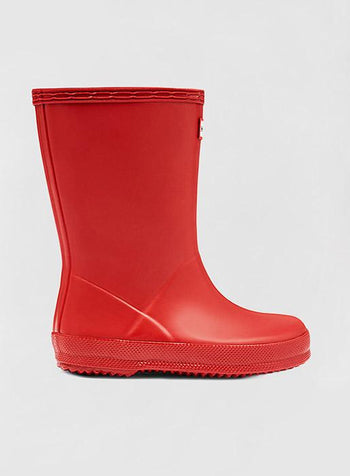 Hunter Wellington Boots Original Hunter First Classic Wellington Boots in Red - Trotters Childrenswear