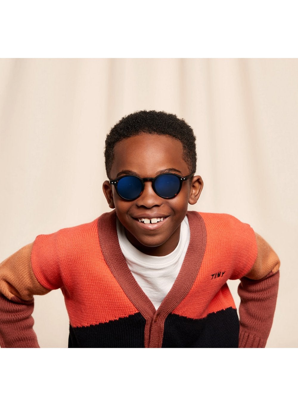 IZIPIZI Sunglasses IZIPIZI Junior Sunglasses D in Tortoise Mirror - Trotters Childrenswear
