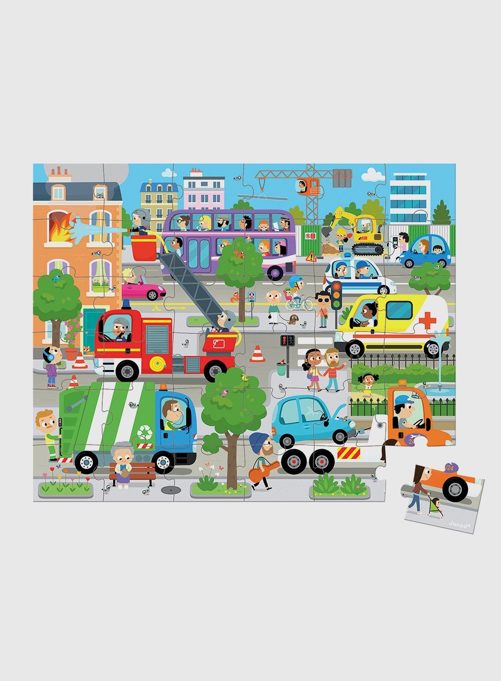 Janod Toy City Puzzle - Trotters Childrenswear