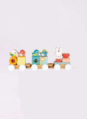 Janod Toy Pure Pull Along Wooden Train