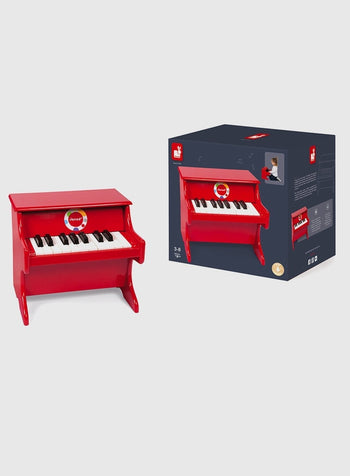 Janod Toy Red Confetti Piano