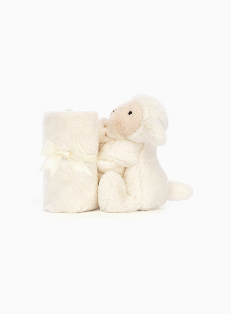 Jellycat Bashful Lamb Soother Blanket Trotters London Trotters