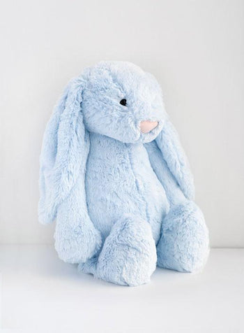 Jellycat Toy Jellycat Large Bashful Bunny in Blue - Trotters Childrenswear