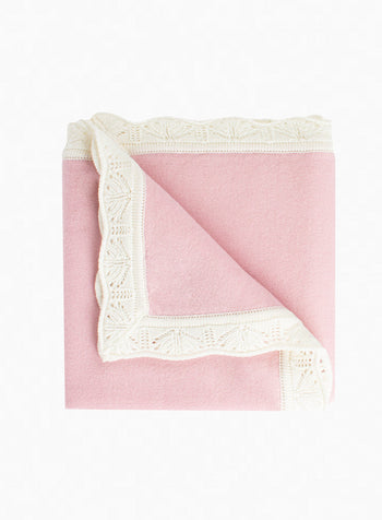 Lapinou Blanket Cashmere Blanket in Pink
