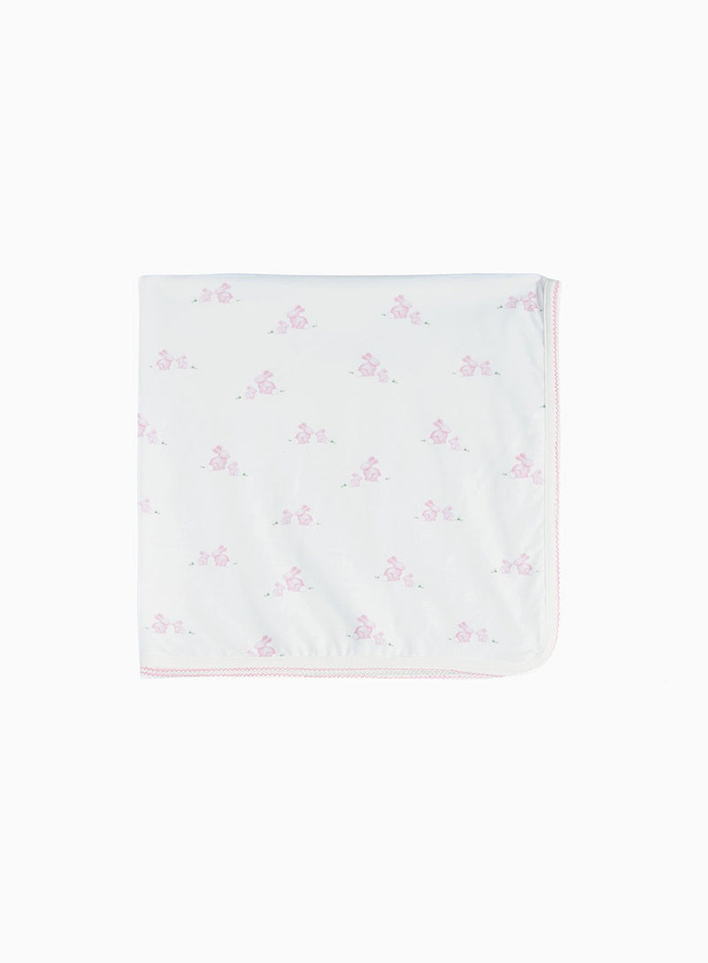 Lapinou Blanket Little Bunny Blanket in Pale Pink
