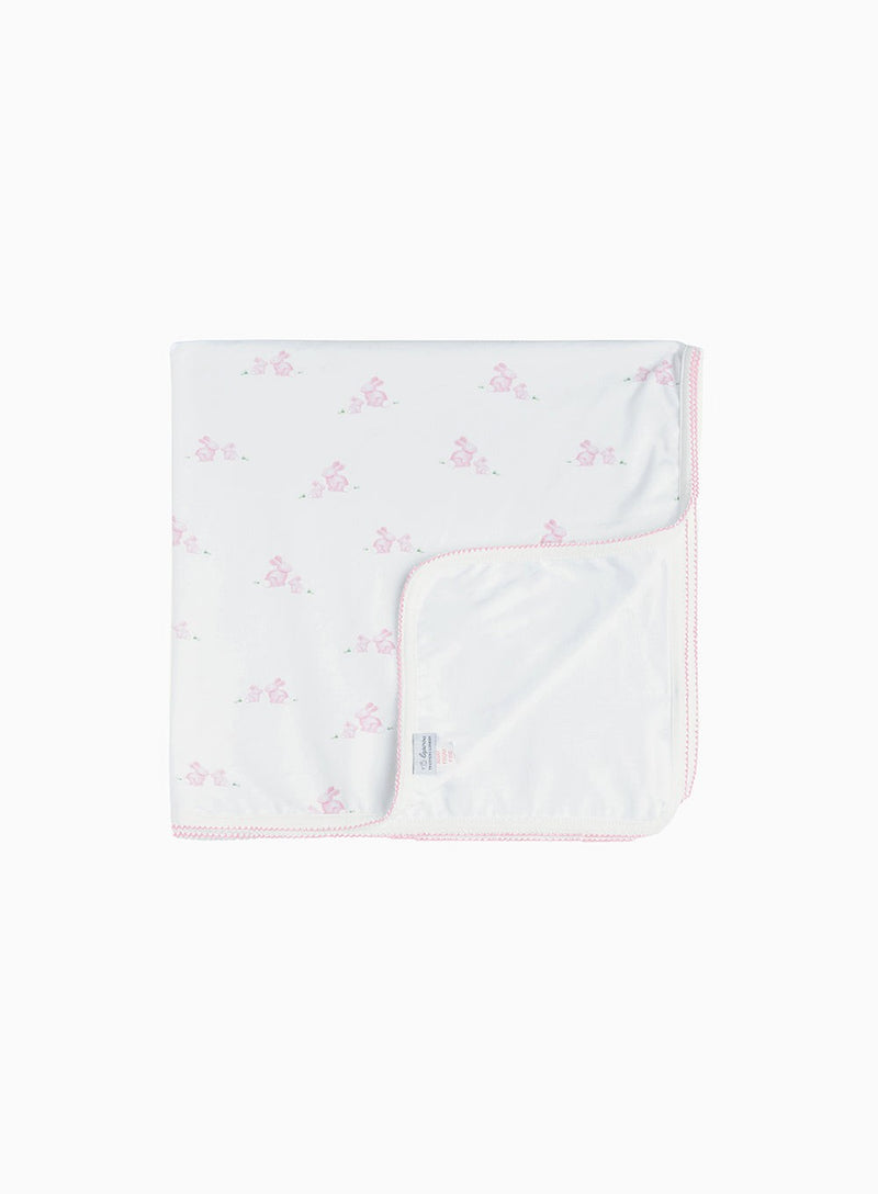 Lapinou Blanket Little Bunny Blanket in Pale Pink