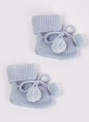 Lapinou Booties Little Booties in Blue