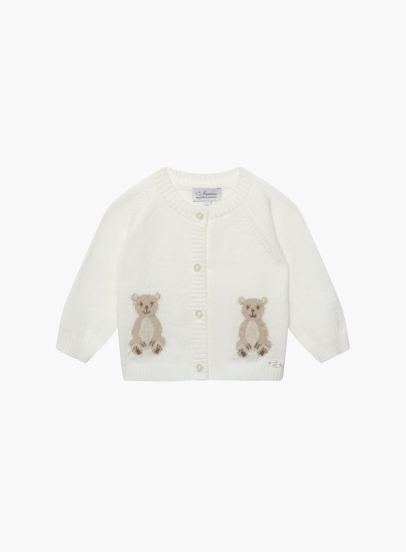 Lapinou Cardigan Baby Teddy Bear Cardigan