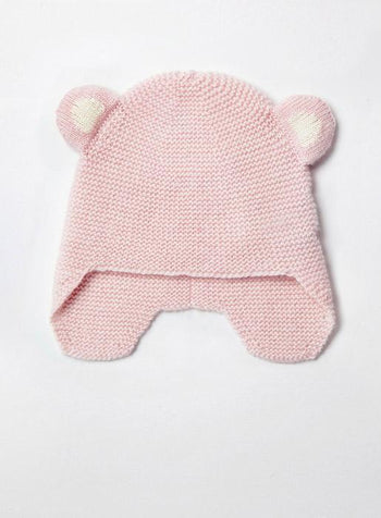 Lapinou Hat Little Teddy Hat in Pink
