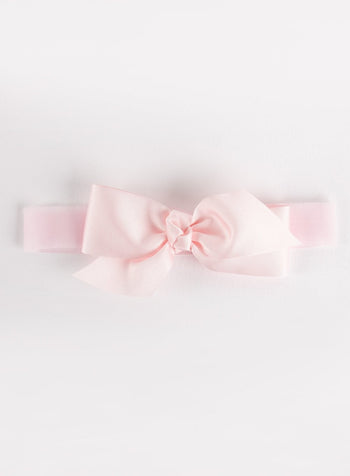 Lily Rose Alice Bands Baby Bow Headband in Pink - Trotters Childrenswear
