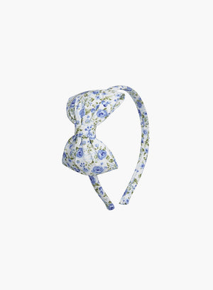 Lily Rose Alice Bands Big Bow Alice Band in Blue Catherine Rose