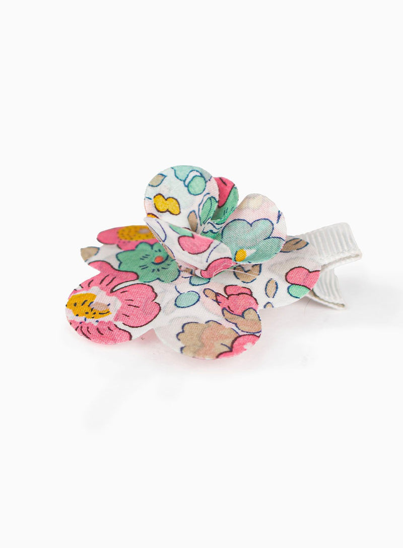 Lily Rose Clip Coral Betsy Small Flower Hair Clip
