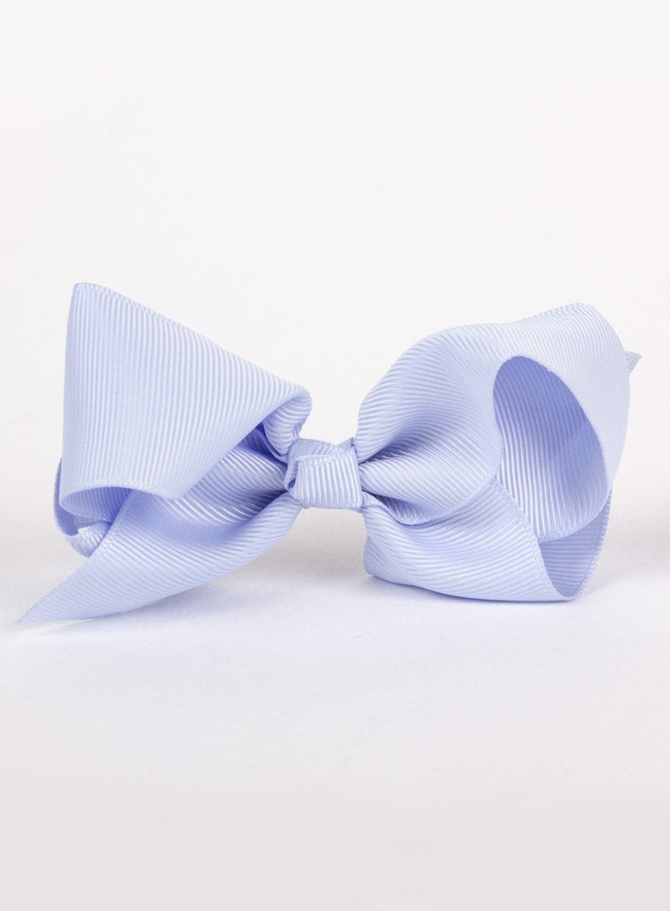 Extra Large Bow Hair Clip in Bluebell | Trotters Childrenswear ...