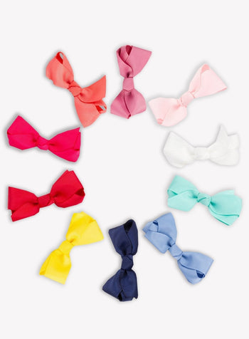 Large Bow Hair Clip in Bluebell