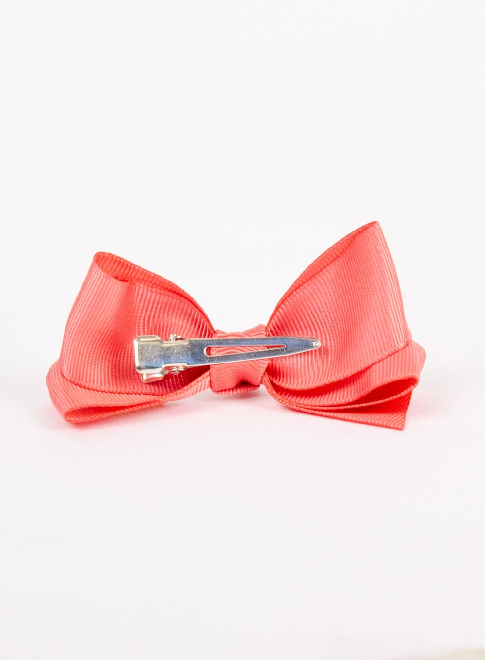 Lily Rose Clip Large Bow Hair Clip in Watermelon - Trotters Childrenswear