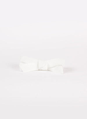 Lily Rose Clip Small Bow Hair Clip in Off-White - Trotters Childrenswear